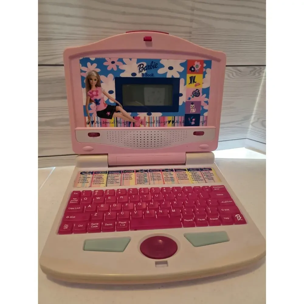 Barbie B-Book Laptop Educational Toy Vintage